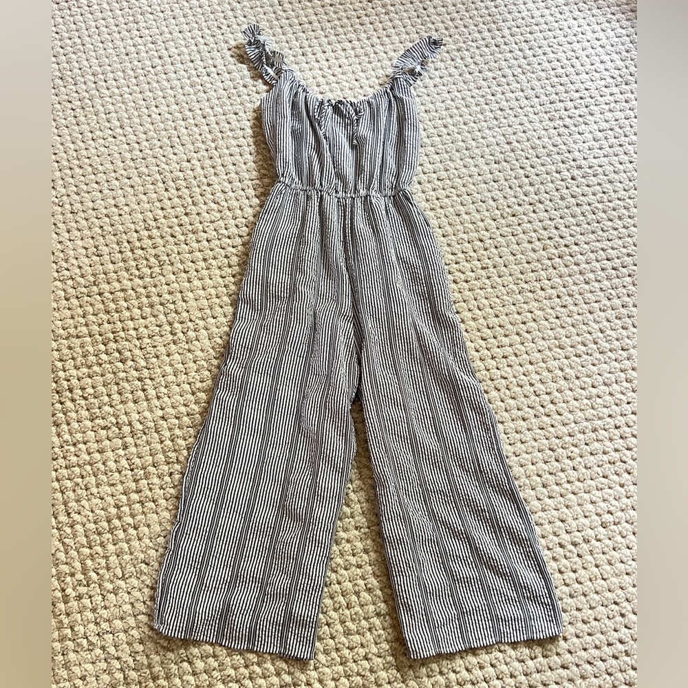 Forever 21 Striped One Piece Jumpsuit